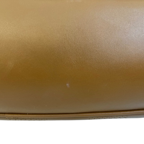 Vintage Fendi Caramel Tote Bag w/ COA Gold Hardware Pequin Stripes Authentic Y2K - Picture 10 of 16